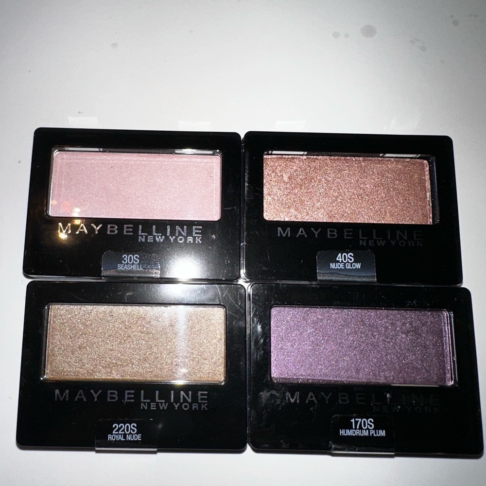 4 maybelline eyeshadow new